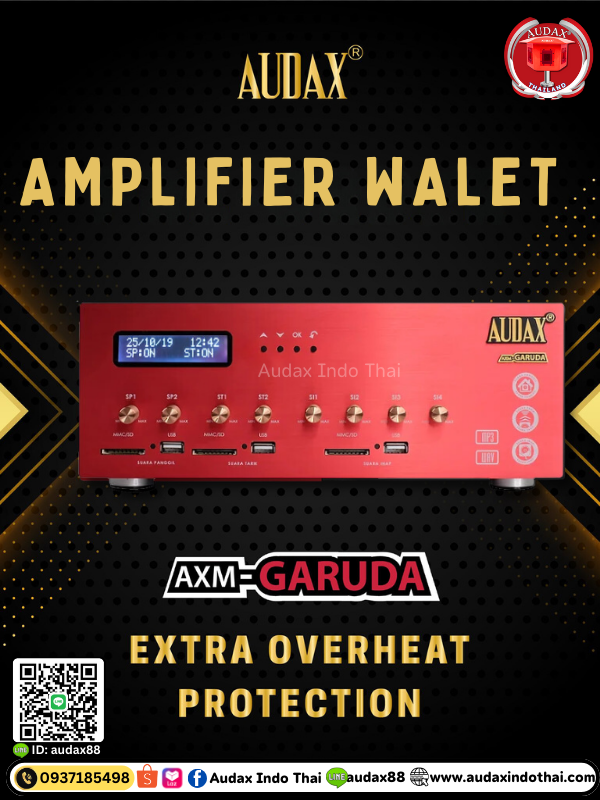 Amplifier Walet เครื่องเสียงบ้านนกแอ่น อินโดนีเซียแท้