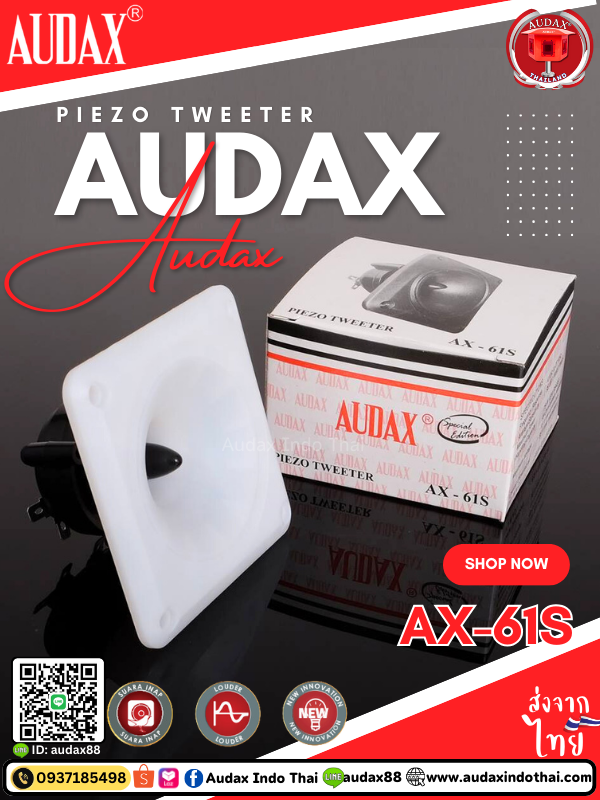 ลำโพงเสียงกล่อม ลำโพง Center เรียกนกทำรังได้ดี  Audax AX-61S